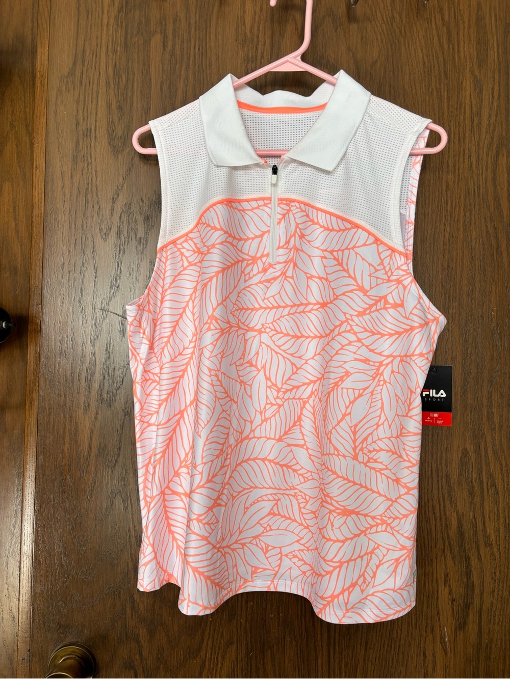 Fila Sport Sleeveless Golf Polo Shirt NWT